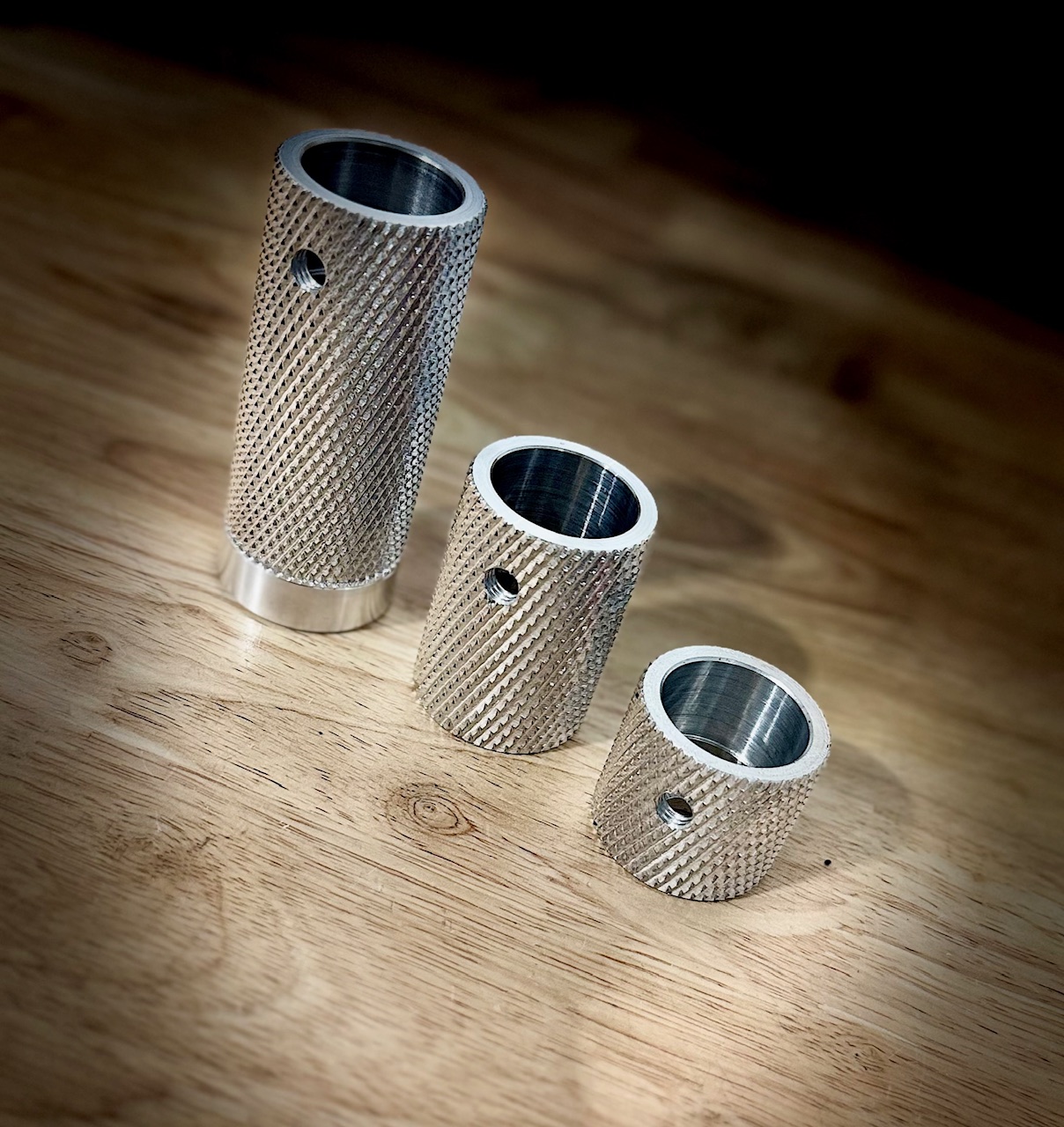 Standard knurled pegs from Outlaw Stunt Parts