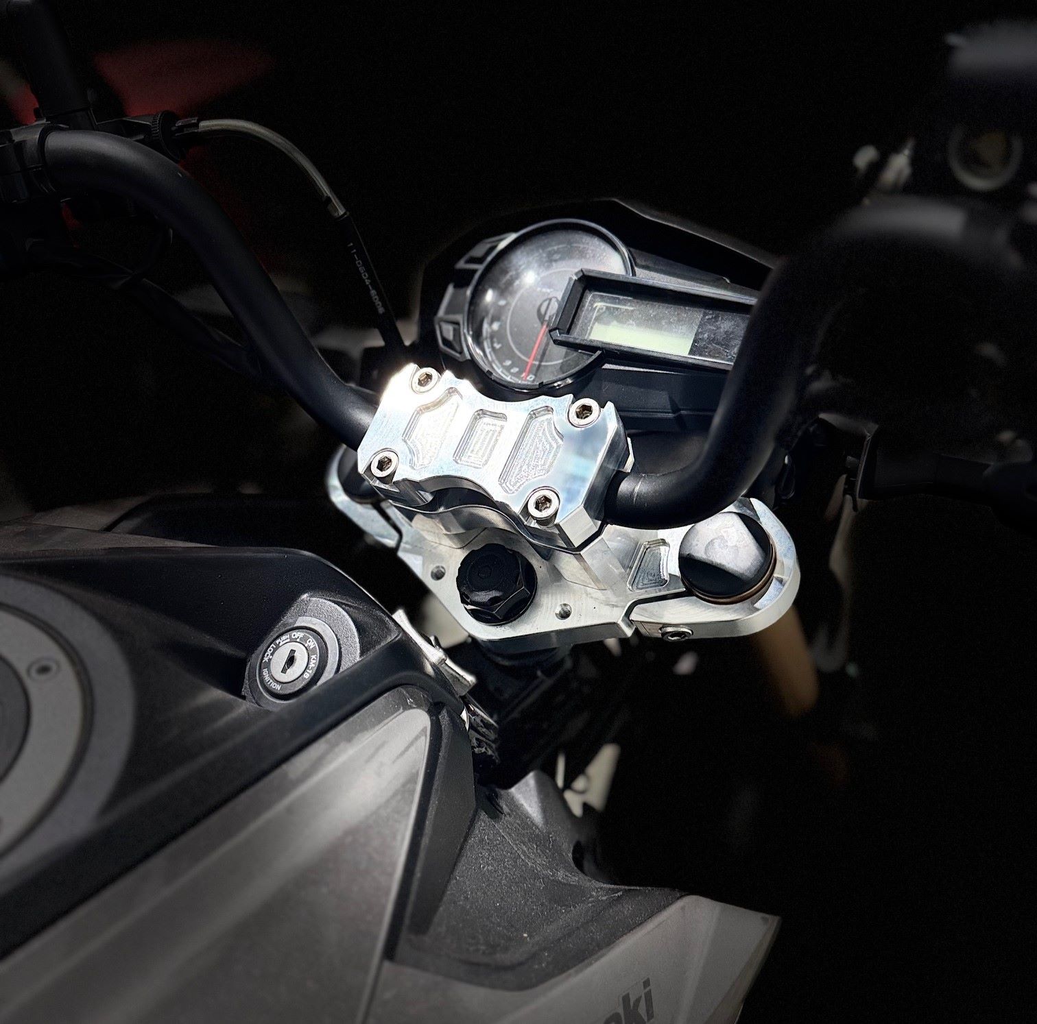 Z125 Billet Triple Tree | CNC Triple Clamp for Kawasaki Z125