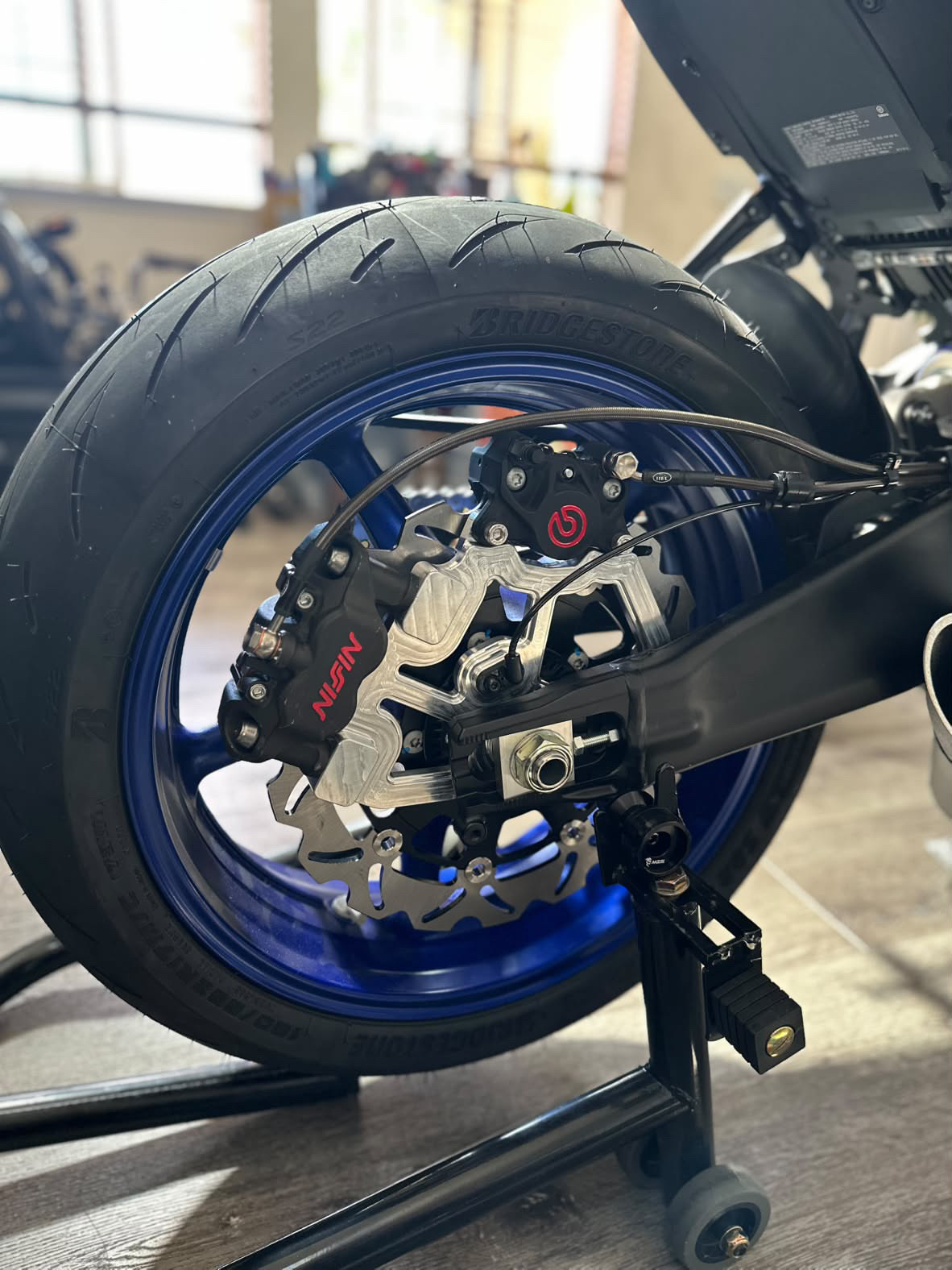 Yamaha R9 Dual Caliper Handbrake Bracket
